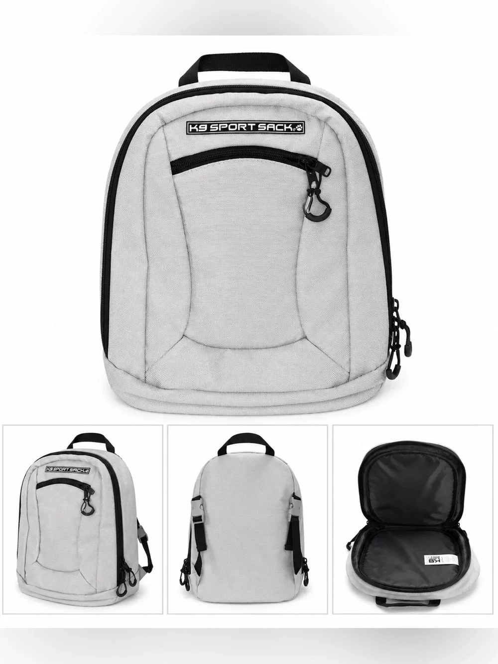 K9 Sport Sack Gray Dog Carrier Backpack Pet Travel Bag NWT Adjustable Straps